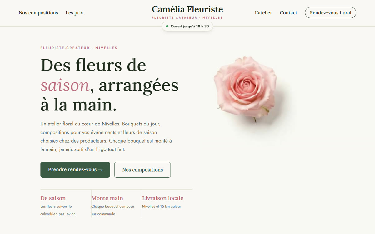 Le site de démo Camélia